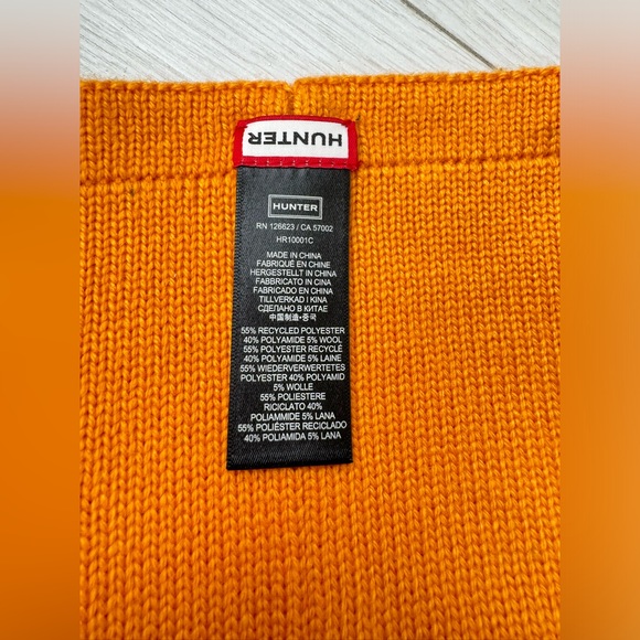 Hunter beanie hat orange yellow - Picture 4 of 6